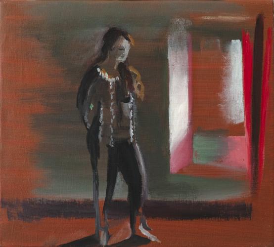 Georgine, Costa III 2017 Oel auf Acryl auf Leinwand 27×30 cm (c) Andrea Muheim