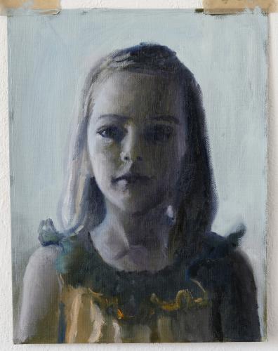 Anna-Sophie  7.5. 2020 Oel auf Acryl auf Leinen 39 × 30 cm (c) Andrea Muheim
